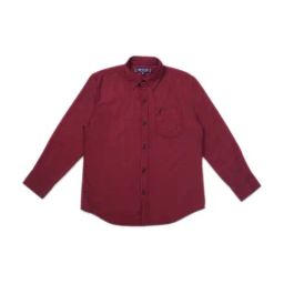 Gini & Jony Boys Maroon Cotton Regular Fit Full Sleeves Shirt-image-38