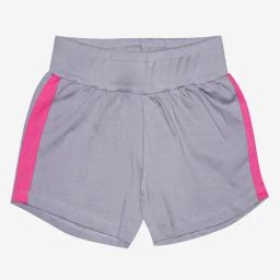 Kiddopanti Kids Grey Solid Shorts-image-84