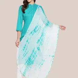 Dupatta Bazaar Blue Tie & Dye Dupatta-picture-26
