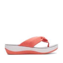 Clarks Women's ARLA GLISON Coral Thong Wedges-image-12
