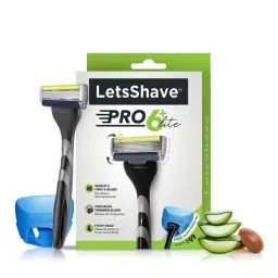 LetsShave Pro 6 Plus Face and Body Razor (Silver)-9