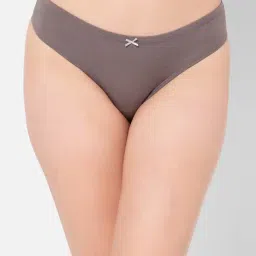 Clovia Grey Thongs Panty-image-81