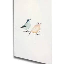 Nestroots Serene Bird Branch Art Multi Frame Nature Canvas Wall Painting - Set of 4 image 3