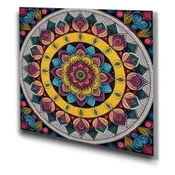 Nestroots Elegant Mandala Canvas Art Collection Stretch Canvas Frame Wall Painting - Set of 4 image 3