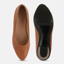 Rubeezz Textured Block Mules with Buckles image 2
