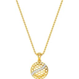 Kisna Diamond & Gold Jewellery 14k Kael Pendant-picture-25