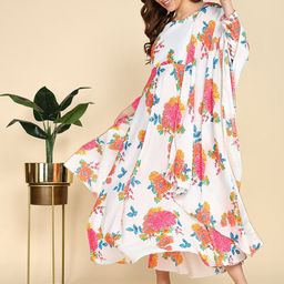 Jash Creation Floral Printed Round Neck Anarkali Kurta With Dupatta-58