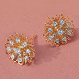 Mia by Tanishq 14k (585) Yellow Gold Earrings for Women-picture-43