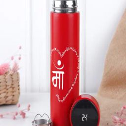 FNP Multicolor Stainless Steel Led Temperatire Bottle for Mom (650 ml)-42
