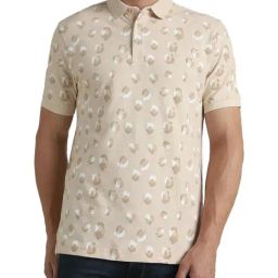 Simon Carter London Beige Slim Fit Polo T-Shirt-image-24
