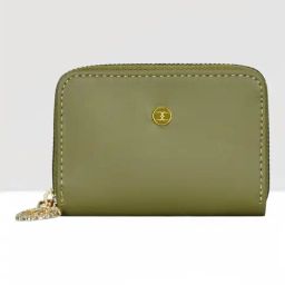Esbeda Olive Solid Small Card Holder-69