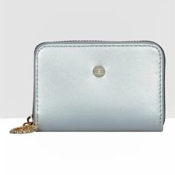 Esbeda Silver Solid Small Card Holder-47