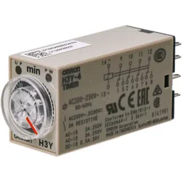 Omron Solid State Timer H3Y-4 AC 200-230 V, H3Y-4 AC200-230 60M-46