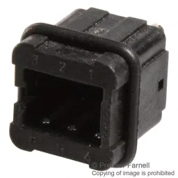 Harting Heavy Duty Connector Inserts / Modules RECTANGULAR HAN INSERT FEMALE 6WAY SCREW, 09700062616-53