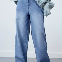 The Souled Store Icy Blue Cotton Solid Jeans-image-76