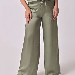 The Missy Co. Green Mid Rise Flared Pants-picture-28