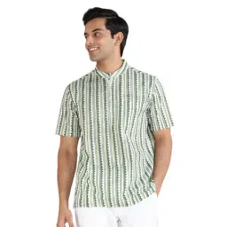 Fabindia White Relaxed Fit Printed Shirt-picture-47