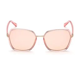 Image Coral Hexagon UV Protection Sunglasses for Women-image-50