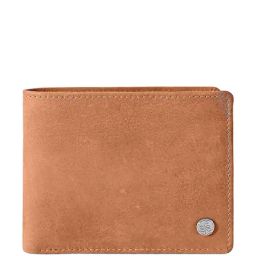 Eske Beige Casual Leather Bi-Fold Wallet for Men-40