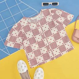Akkriti by Pantaloons Kids Red & White Printed Top-image-103