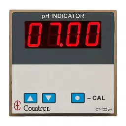 Countronics pH Meter 92mm x 92mm 0.00 to 14.00 pH, 122pH-8