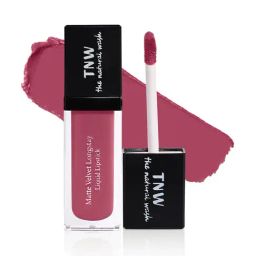 TNW-The Natural Wash Matte Velvet Longstay Liquid Lipstick Berry Much - 5 ml-24