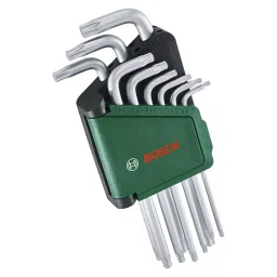 Bosch Torx Key Set with Ergonomic Handle Durable Chrome Vanadium Steel T10 to T50, 1600A02Z9C (Pack of 9)-29