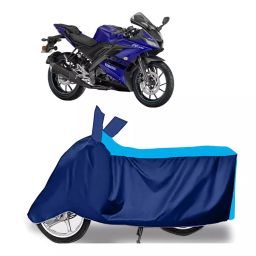 Auto Pearl Two Wheeler Cover for Yamaha YZF-R15 V3 BS6 - Cyan, Blue-image-95