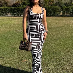 BAESD Print Maxi Dress-image-88