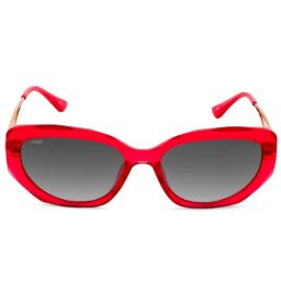 Image Dark Grey Oval UV Protection Sunglasses for Women-image-39