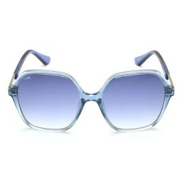 Image Sky Blue Hexagon UV Protection Sunglasses for Women-picture-46