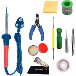 Fadman Pack Of 10 Type 10 Basic Soldering Iron Kit 60 W Simple (Flat Tip)-47