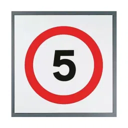 RS PRO Plastic Speed Control Road Traffic Sign, H450 mm W450mm Model No 2611056-image-24