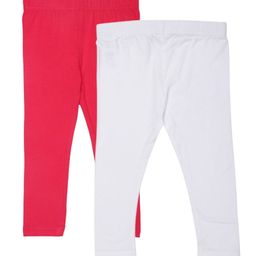 De Moza Girls Pack Of 2 Ankle Length Leggings-image-91
