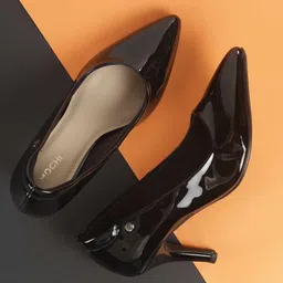 Mochi Textured Block Pumps with Laser Cuts-0