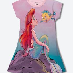 Wear Your Mind Girls Disney Princess Character Print T-shirt Dress-image-99