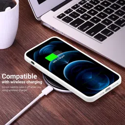 LIRAMARK Solid Printed iPhone 12 Pro Max Back Case Mobile Accessories image 4
