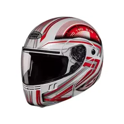 Studds N2 White Medium (570 mm) Flip Up-Full Face Helmet, Ninja 3G D1 Decor-image-97