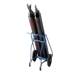 SUWAS TROLLEY STORE 300 Kg Load Capacity Mild Steel/Iron Argon Cylinder Handling Trolley, SU-ART-006-image-65