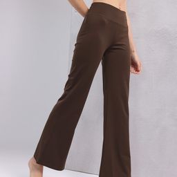 HRX by Hrithik Roshan Women Mid-Rise Rapid-Dry Flared Fit Yoga Track Pants-29