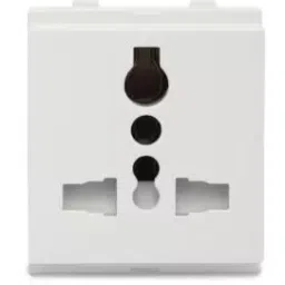 Schneider P2010_N Electric 13A Multi Pin Socket Outlet With Shutter-45