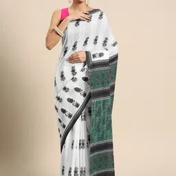BUTA BUTI Floral Pure Cotton Saree-29