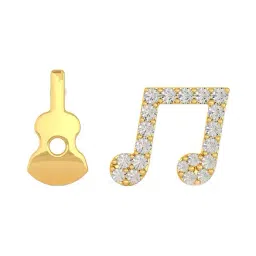 Joyalukkas 22 kt Gold Mismatch Earrings-image-8
