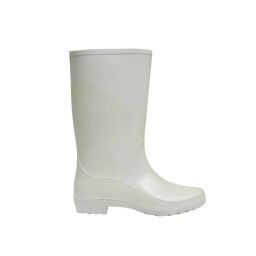 Hillson Safety Gumboot 100% Virgin Soft PVC White Size UK5, 101 White-10