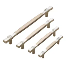 DECORE 320 224 mm Zinc Alloy Chrome and TT Finish Cabinet Pull Handle-image-30