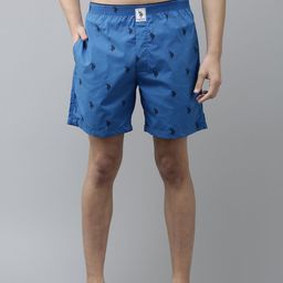 U.S. Polo Assn. Men Blue Logo Printed Boxers 8905202625124-image-36