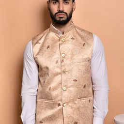 PRINTCULTR Printed Woven Nehru Jacket-picture-43
