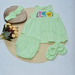 ArthLife Girls Green Baby Apparel Gift Set-image-53