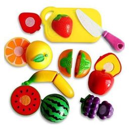 Bitfeex Fruit Cutter Realistic Sliceable Fruits Cutting Play Toy Set of 8  Multicolor-13