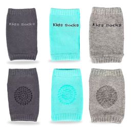 Chinmay Kids Anti-Slip Padded Stretchable Elastic Cotton Soft Comfortable Baby Knee Pads Pack of 3 - Multicolour-28
